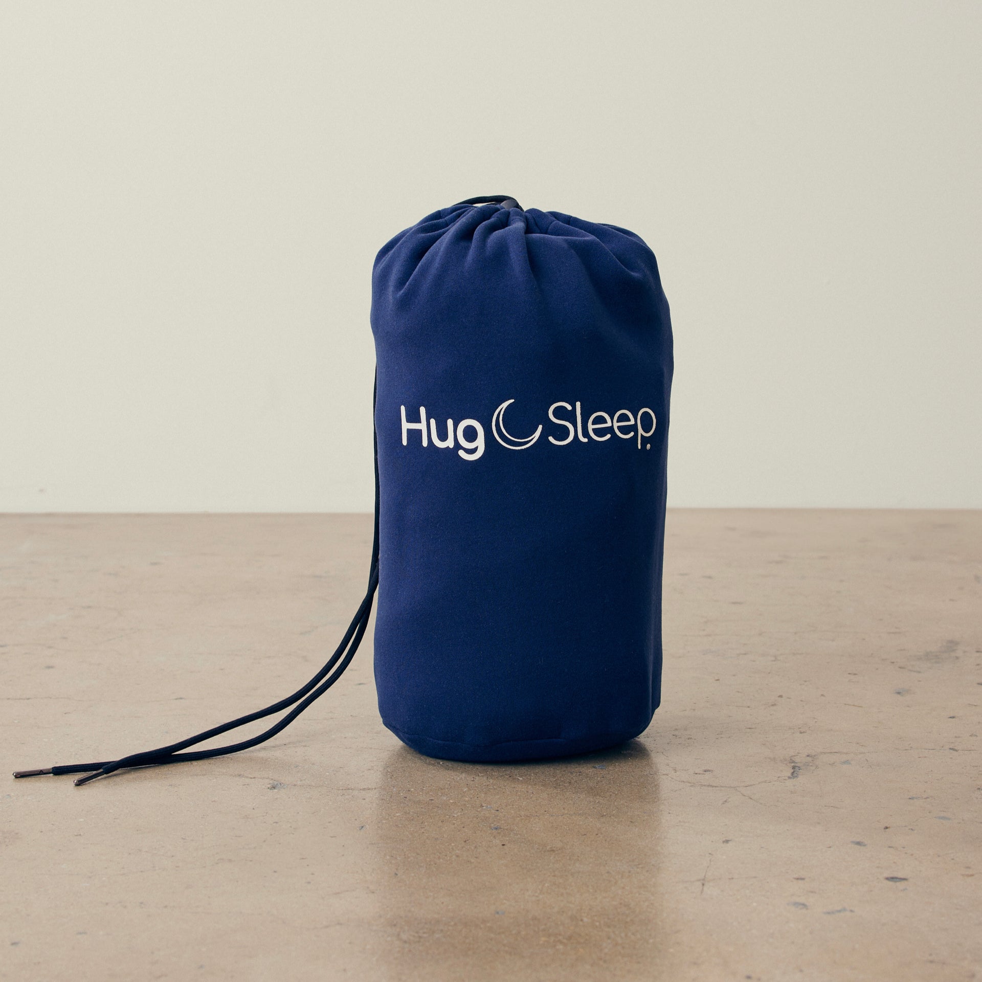 Hug hoodie in its drawstring bag