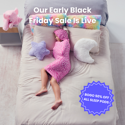 kid-in-pink-sleep-pod-mini-badge-that-says-bogo-50-off-all-sleep-pods-and-our-early-black-friday-sale-is-live