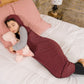 young girl on bed in sleep pod mini