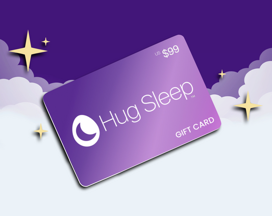 Digital image showing a Hug Sleep™ gift card with $99 value