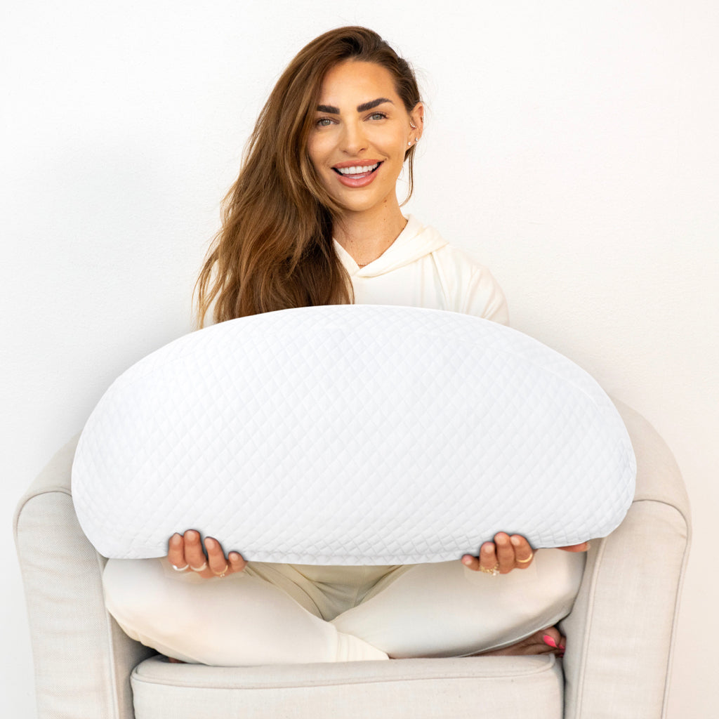 woman holding Pod Pillow™